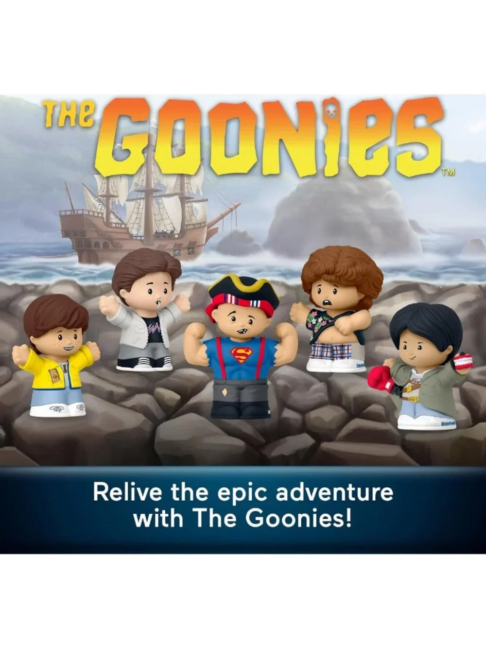 Collector's Edition Goonies Set - 5 Figures in Display Package for Movie Lovers